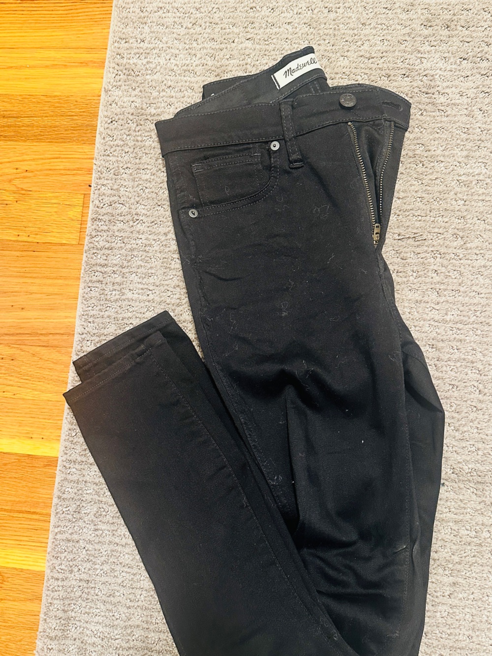 Madewell women’s Black skinny Jeans